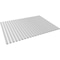 Ekena Millwork 48H x 1T Adjustable PVC Slat Wall Panel Kit w/ 2W Slats, Unfinished contains 22 Slats SWP66X48X1000UN - alternate 4
